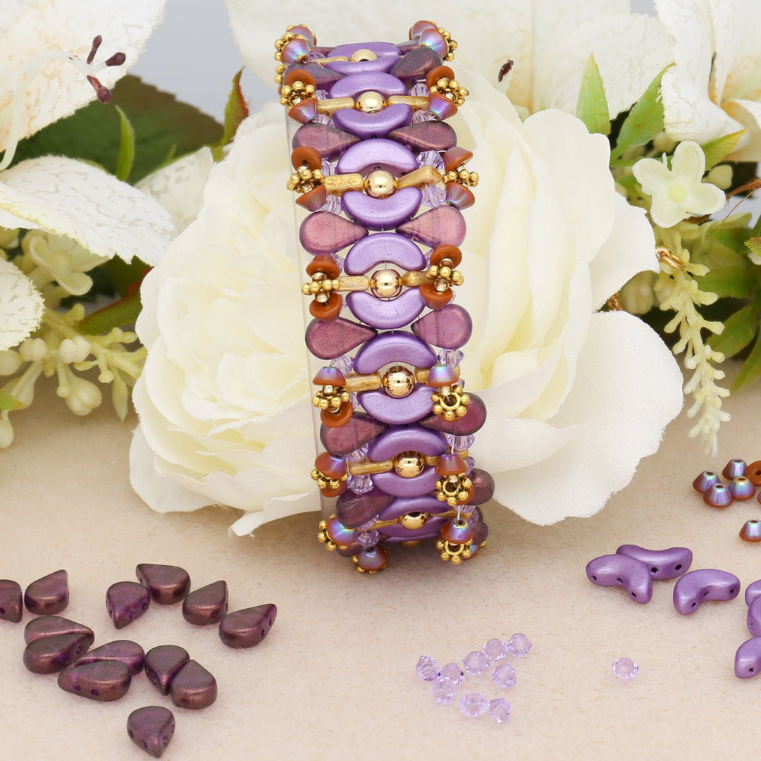 Amos® par Puca® - Halo Amethyst - PerlineBeads