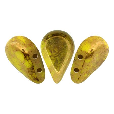 Amos® par Puca® - Opaque Jonquil Bronze - PerlineBeads