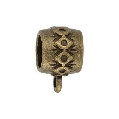 Anhängerschlaufe tibetischen Stil - Antik Bronze - PerlineBeads
