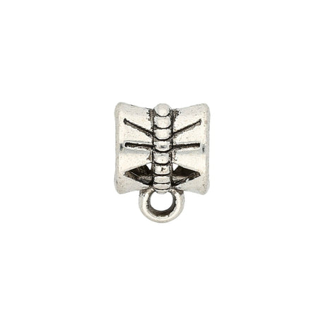 Anhängerschlaufe tibetischen Stil - Antik Silber - PerlineBeads