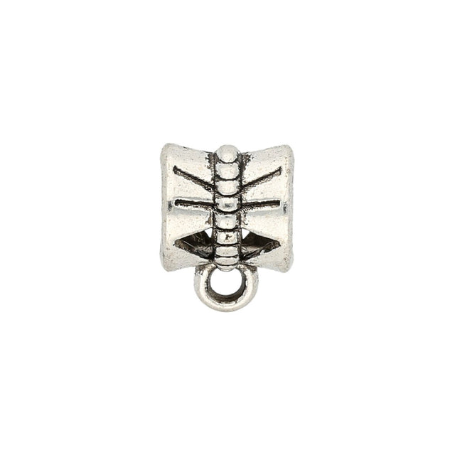 Anhängerschlaufe tibetischen Stil - Antik Silber - PerlineBeads