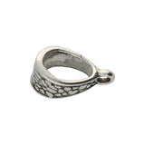 Anhängerschlaufe tibetischen Stil - Antik Silber - PerlineBeads