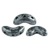 Arcos® Par Puca® - Metallic Mat Old Silver Spotted - PerlineBeads