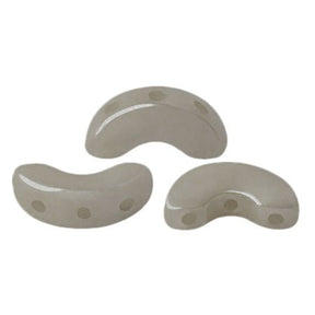 Arcos® Par Puca® - Opaque Grey Luster - PerlineBeads