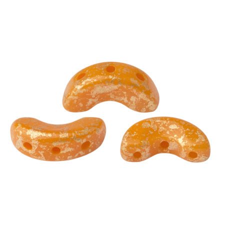 Arcos® Par Puca® - Orange Opal Splash - PerlineBeads