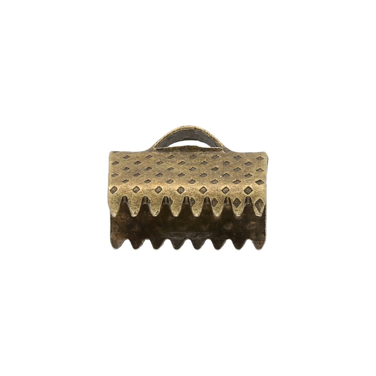 Bandklemme 10 mm, Farbe Bronze - PerlineBeads