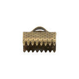 Bandklemme 10 mm, Farbe Bronze - PerlineBeads