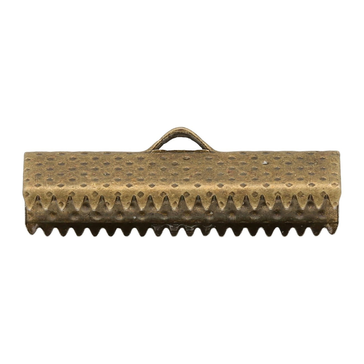 Bandklemme 25 mm, Farbe Bronze - PerlineBeads