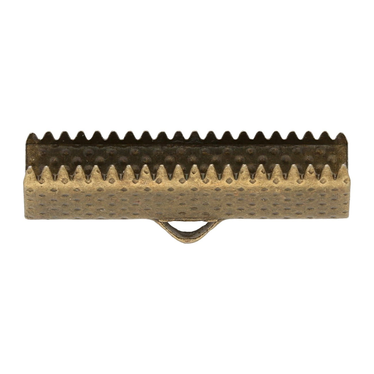 Bandklemme 25 mm, Farbe Bronze - PerlineBeads