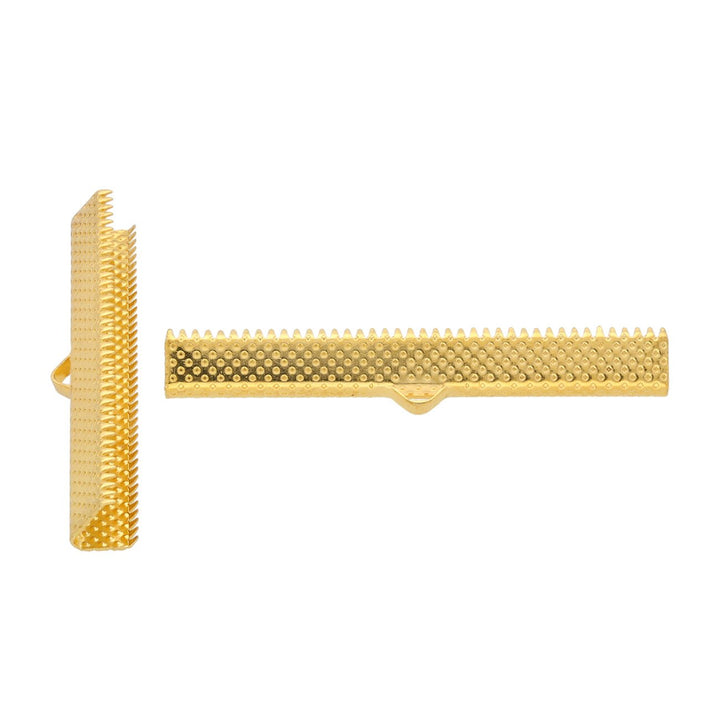 Bandklemme 45 mm, Farbe Gold - PerlineBeads