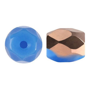 Baros® par Puca® - Frost Blue Lagoon Capri Gold - PerlineBeads