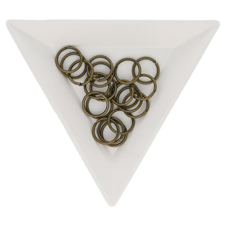 Biegeringe 10 mm – Messing - PerlineBeads
