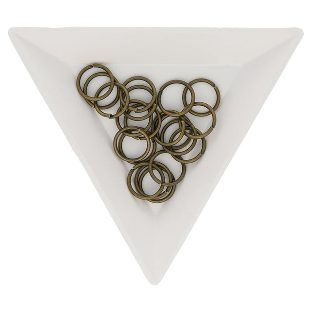 Biegeringe 10 mm – Messing - PerlineBeads