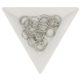 Biegeringe 10 mm – Platinfarbig - PerlineBeads