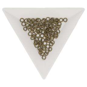 Biegeringe 4 mm – Messing - PerlineBeads
