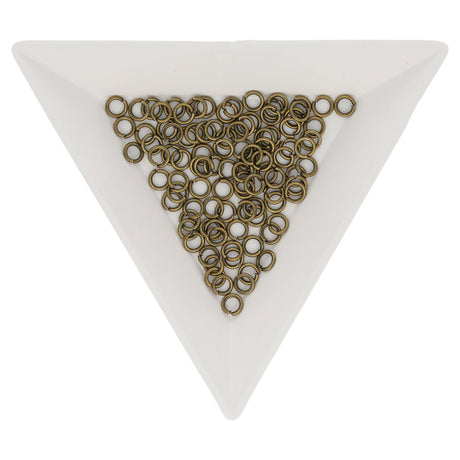 Biegeringe 4 mm – Messing - PerlineBeads