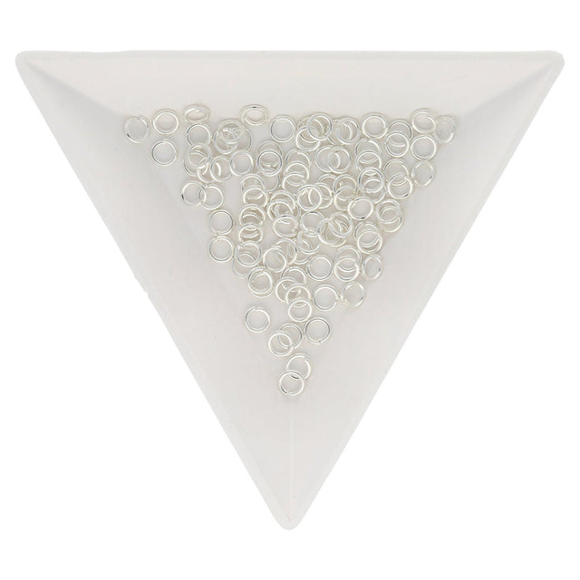 Biegeringe 4 mm – Silberfarbig - PerlineBeads