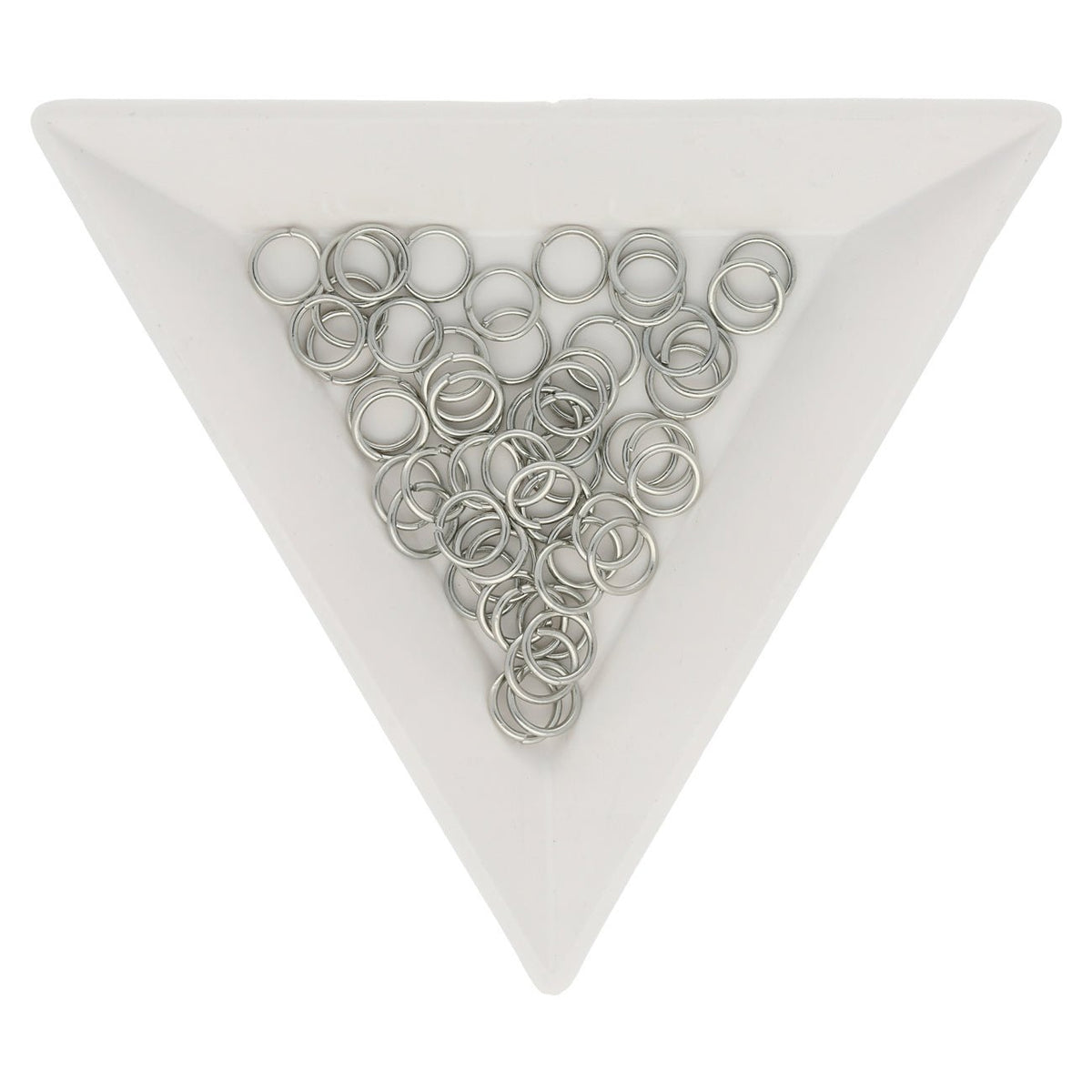 Biegeringe 6 mm – Platinfarbig - PerlineBeads