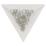 Biegeringe 6 mm – Platinfarbig - PerlineBeads