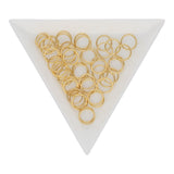 Biegeringe 8 mm – Edelstahl - Goldfarbig - PerlineBeads