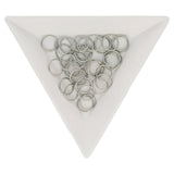 Biegeringe 8 mm – Platinfarbig - PerlineBeads