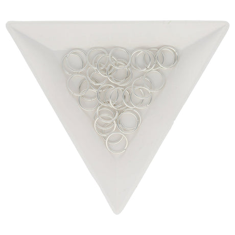 Biegeringe 8 mm – Silberfarbig - PerlineBeads