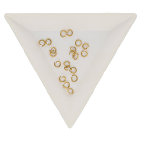 Biegeringe Edelstahl PVD - 4 mm – Gold - PerlineBeads