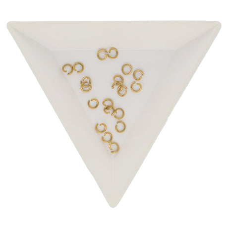 Biegeringe Edelstahl PVD - 4 mm – Gold - PerlineBeads