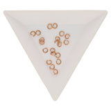 Biegeringe Edelstahl PVD - 4 mm – Rose Gold - PerlineBeads