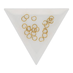 Biegeringe Edelstahl PVD - 6 mm – Gold - PerlineBeads