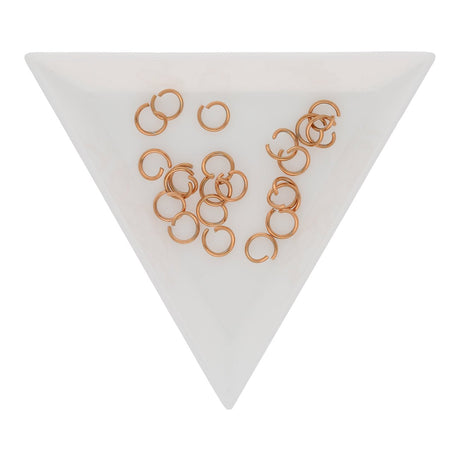 Biegeringe Edelstahl PVD - 6 mm – Rose Gold - PerlineBeads