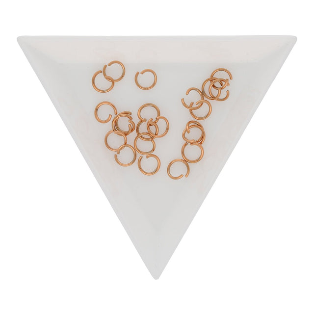 Biegeringe Edelstahl PVD - 6 mm – Rose Gold - PerlineBeads