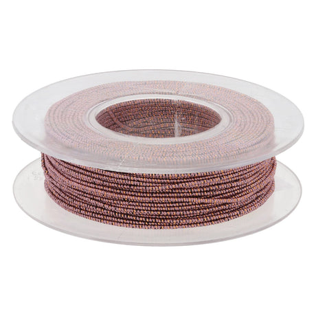 Blissino elastico Stretchgarn - Violett antik / Kupfer (452/R) - PerlineBeads