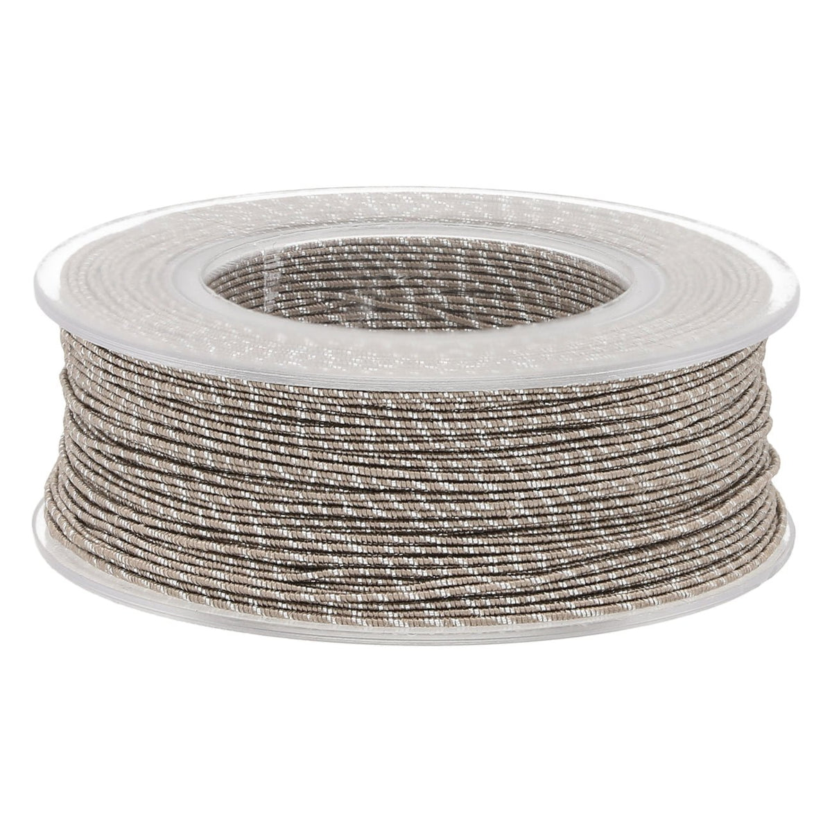 Blissino Schmuckgarn - Taupe / Silber (617/A) - PerlineBeads