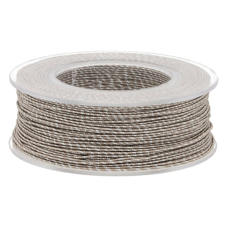 Blissino Schmuckgarn - Taupe / Silber (617/A) - PerlineBeads