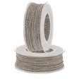 Blissino Schmuckgarn - Taupe / Silber (617/A) - PerlineBeads
