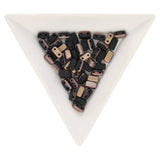 Bricks CzechMates 6x3 mm - Matte Apollo Jet - PerlineBeads