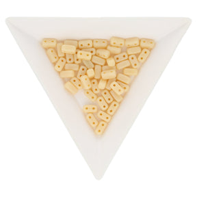 Bricks CzechMates 6x3 mm - Opaque Light Beige - PerlineBeads