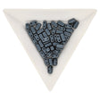 Bricks CzechMates 6x3 mm - Pearl Coat Charcoal - PerlineBeads