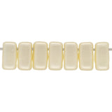 Bricks CzechMates 6x3 mm - Pearl Coat Cream - PerlineBeads