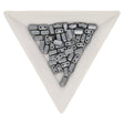 Bricks CzechMates 6x3 mm - Pearl Coat Silver - PerlineBeads