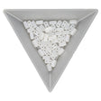 Bricks CzechMates 6x3 mm - Pearl Coat Snow - PerlineBeads