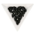 Briolette Glasperlen mit seitlichem Loch 13x6 mm - Black - PerlineBeads