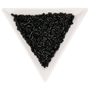 Bugle 3 mm – Black - PerlineBeads