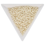 Bugle 3 mm – Matte Cream - PerlineBeads