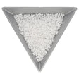 Bugle 3 mm – Opaque White - PerlineBeads