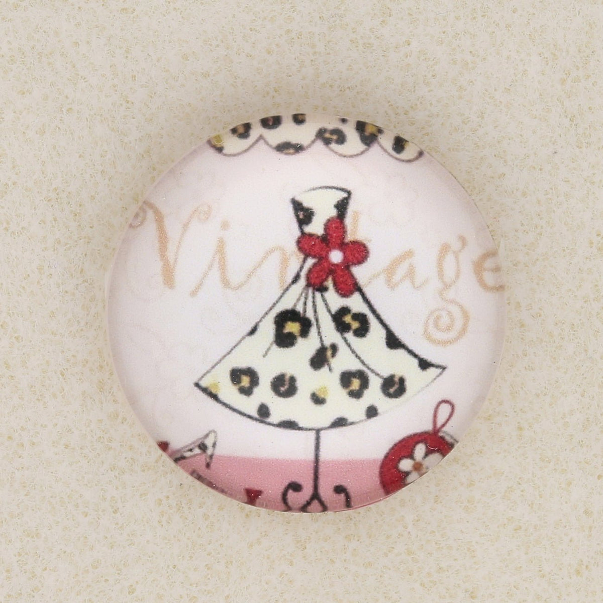 Cabochon - 20 mm - Motiv “Mannequin” - PerlineBeads