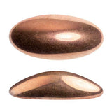 Cabochon Athos 3D par Puca® 20 x 10 mm - Full Capri Gold (2 Stk.) - PerlineBeads