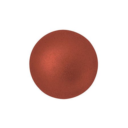 Cabochon par Puca® - 14 mm - Bronze Red Mat (2 Stk.) - PerlineBeads