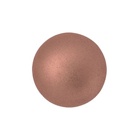 Cabochon par Puca® - 14 mm - Copper Gold Mat (2 Stk.) - PerlineBeads